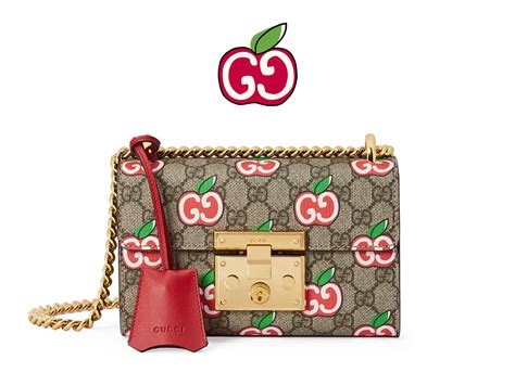 cioce gucci|Gucci shopping bag apple.